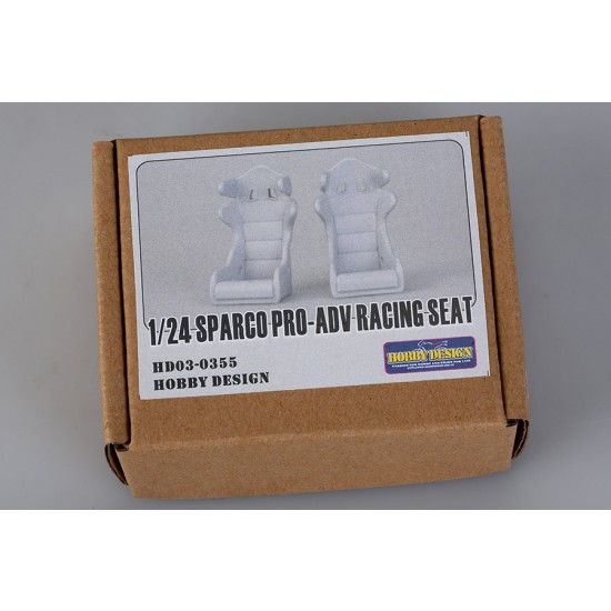 1/24 Sparco PRO-ADV Racing Seats (2pcs) (Resin+PE+Decals)