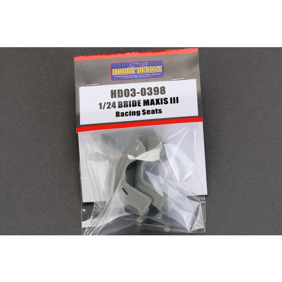 1/24 Bride Maxis III Racing Seats (Resin+PE+Decals) (2 Seats) 1/24 Bride Maxis III Racing Seats (Resin+PE+Decals) (2 Seats)