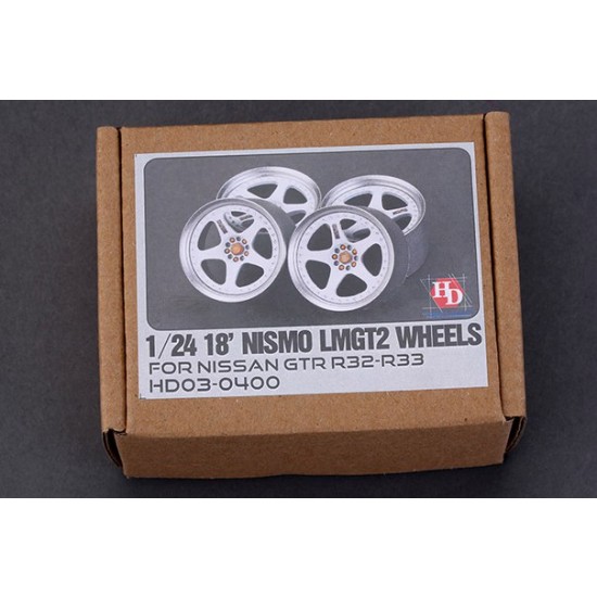 1/24 18inch NISMO LMGT2 Wheels for Tamiya R32 kit (Resin+Decals) 1/24 18inch NISMO LMGT2 Wheels for Tamiya R32 kit (Resin+Decals)