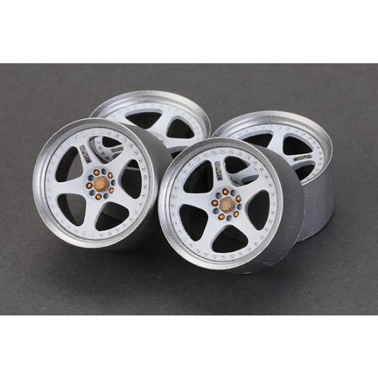 1/24 18inch NISMO LMGT2 Wheels for Tamiya R32 kit (Resin+Decals) 1/24 18inch NISMO LMGT2 Wheels for Tamiya R32 kit (Resin+Decals)