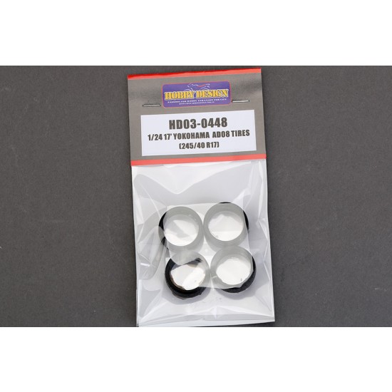1/24 17inch Yokohama AD08 Tyres (245/40 R17) (4 Rubber Tyres) 1/24 17inch Yokohama AD08 Tyres (245/40 R17) (4 Rubber Tyres)