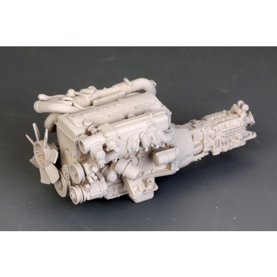 1/24 Toyota 2JZ Engine Kit (Resin+PE) 1/24 Toyota 2JZ Engine Kit (Resin+PE)