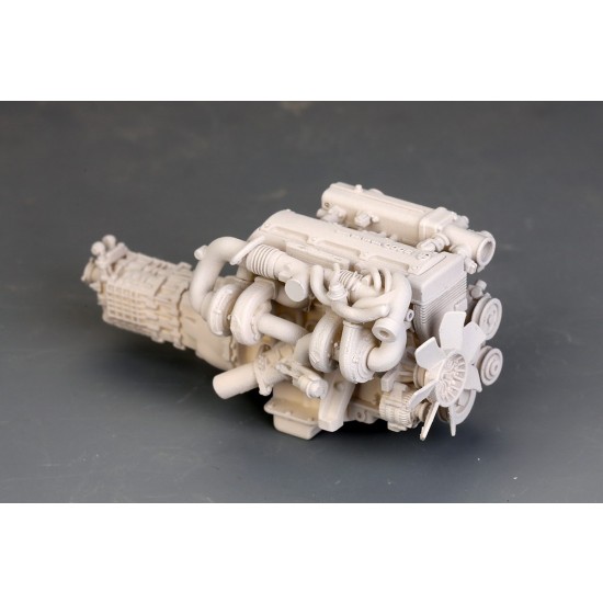 1/24 Toyota 2JZ Engine Kit (Resin+PE) 1/24 Toyota 2JZ Engine Kit (Resin+PE)