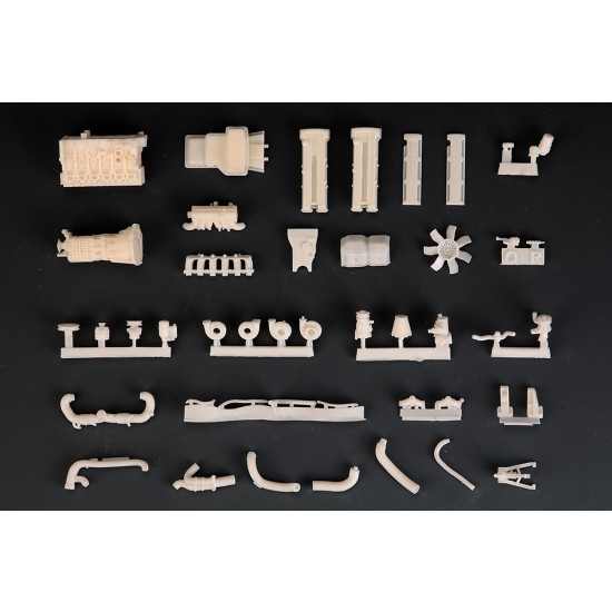 1/24 Toyota 2JZ Engine Kit (Resin+PE) 1/24 Toyota 2JZ Engine Kit (Resin+PE)