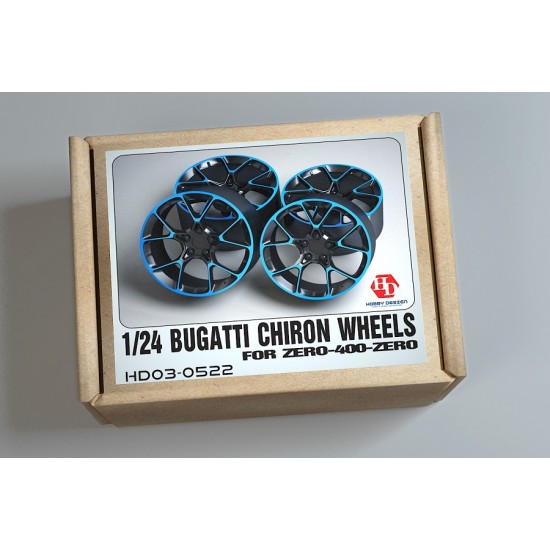 1/24 Bugatti Chiron Wheels for Zero-400-Zero (Decal & Resin Wheels) 1/24 Bugatti Chiron Wheels for Zero-400-Zero (Decal & Resin Wheels)