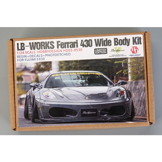 1/24 LB-Works Ferrari 430 Wide Body Set for Fujimi kit #F430 1/24 LB-Works Ferrari 430 Wide Body Set for Fujimi kit #F430