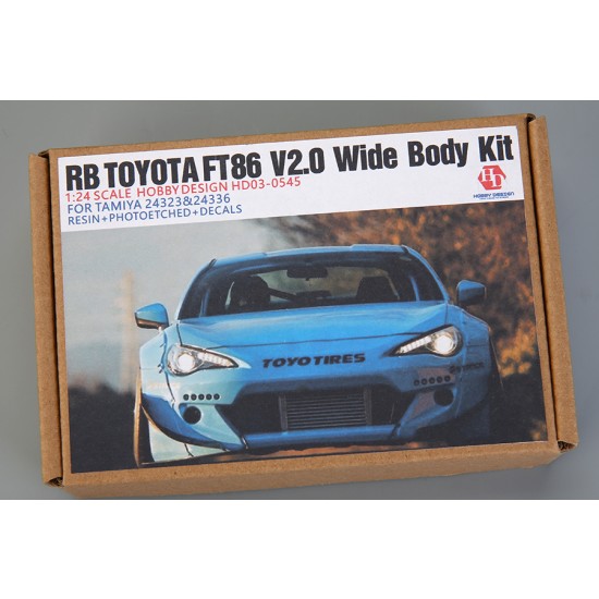 1/24 RB Toyota FT86 V2.0 Wide Body Detail Set for Tamiya #24323/24336