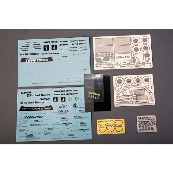 1/24 RB Toyota FT86 V2.0 Wide Body Detail Set for Tamiya #24323/24336 1/24 RB Toyota FT86 V2.0 Wide Body Detail Set for Tamiya #24323/24336