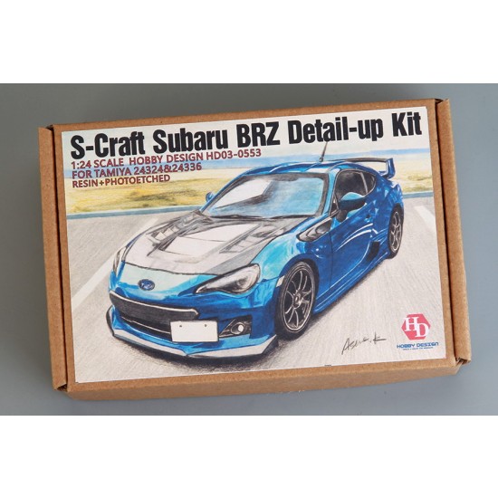 1/24 S-Craft Subaru BRZ Detail set for Tamiya kits #24324/24336 1/24 S-Craft Subaru BRZ Detail set for Tamiya kits #24324/24336