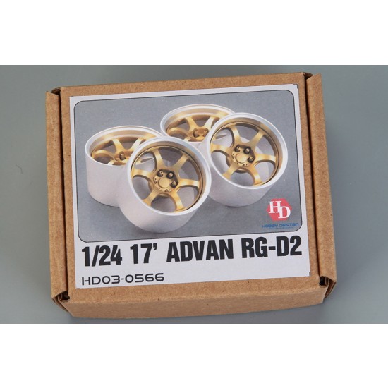 1/24 17 Advan RG-D2 Wheels