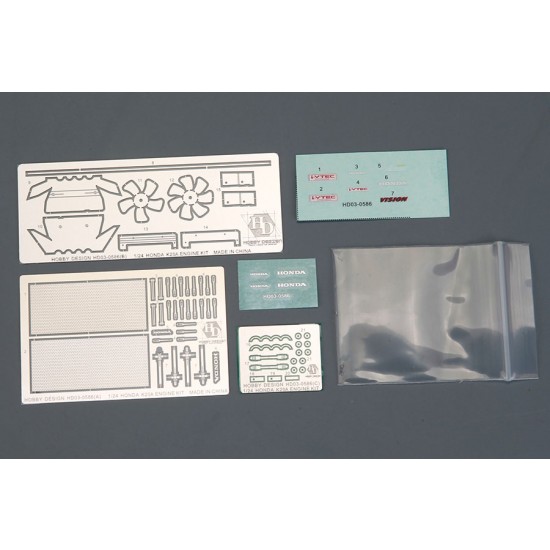 1/24 Honda K20a Engine Set 1/24 Honda K20a Engine Set
