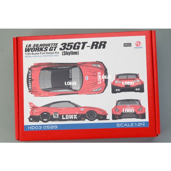 1/24 LB-Silhouette Works GT 35GT-RR (SKYLINE) Full Detail Kit 1/24 LB-Silhouette Works GT 35GT-RR (SKYLINE) Full Detail Kit