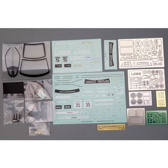 1/24 LB-Silhouette Works GT 35GT-RR (SKYLINE) Full Detail Kit 1/24 LB-Silhouette Works GT 35GT-RR (SKYLINE) Full Detail Kit