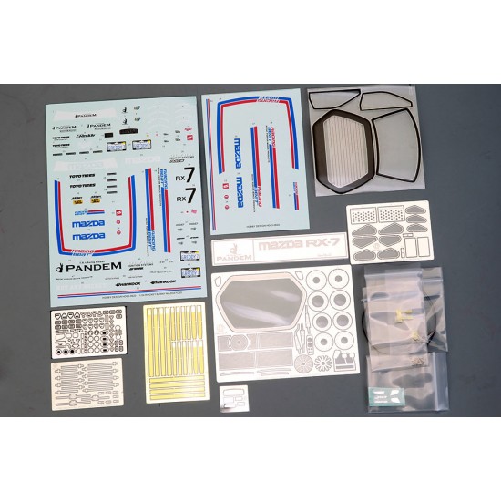 1/24 Rocket Bunny Mazda RX7(FC3S) Full Detail Kit 1/24 Rocket Bunny Mazda RX7(FC3S) Full Detail Kit