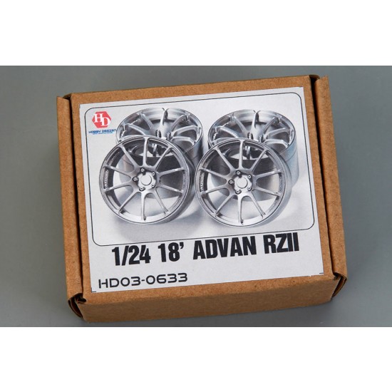 1/24 18 Advan RZII Wheels 1/24 18 Advan RZII Wheels