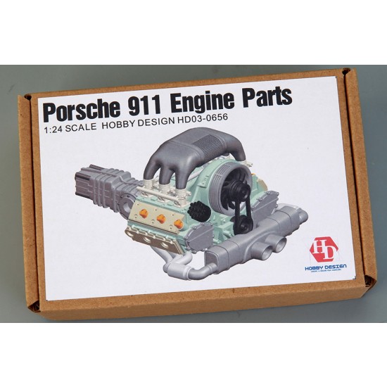 1/24 Porsche 911 Engine Parts 1/24 Porsche 911 Engine Parts