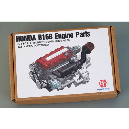 1/24 Honda B16B Engine Parts