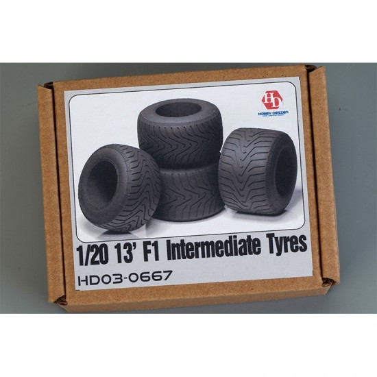 1/20 13 F1 Intermediate Tyres 1/20 13 F1 Intermediate Tyres