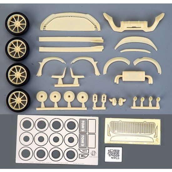 1/24 Toms Toyota GR86 Detail-up Parts for Tamiya kit #24361