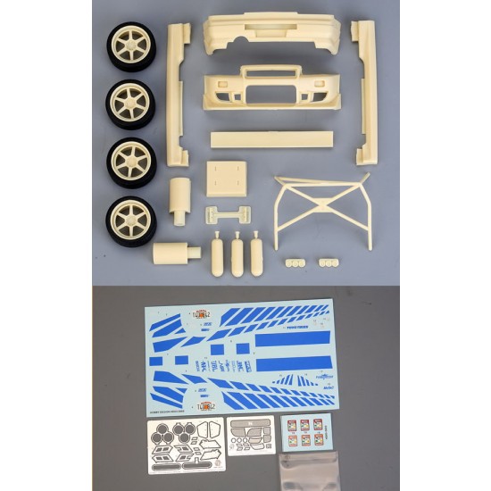 1/24 Nissan (Cwest) R34 Detail-up Parts For Tamiya kit #24210 1/24 Nissan (Cwest) R34 Detail-up Parts For Tamiya kit #24210