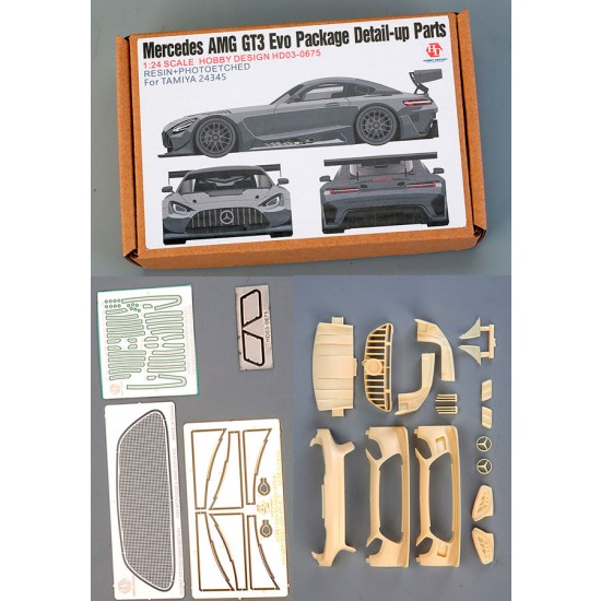 1/24 Mercedes-AMG GT3 EVO Package Detail-up Parts for Tamiya kit #24345 1/24 Mercedes-AMG GT3 EVO Package Detail-up Parts for Tamiya kit #24345