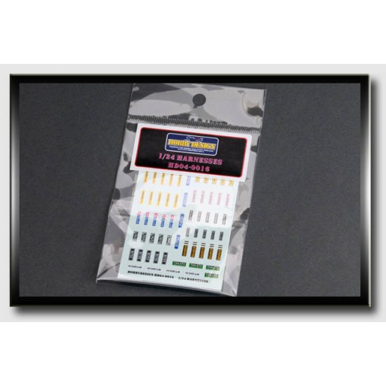 Decals for 1/24 Racing Harnesses Decals for 1/24 Racing Harnesses