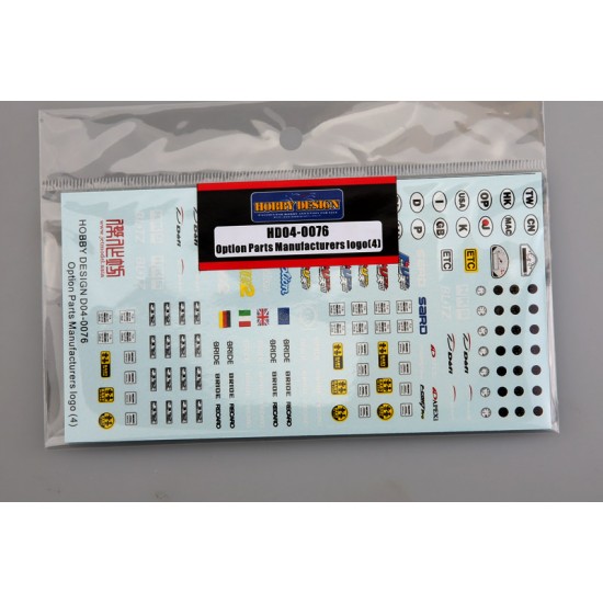 Option Parts Manufactures Logo Decals #4 Option Parts Manufactures Logo Decals #4
