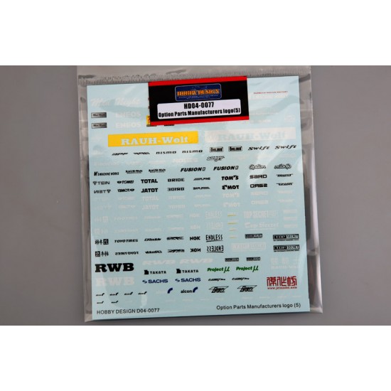 Option Parts Manufactures Logo Decals #5 Option Parts Manufactures Logo Decals #5