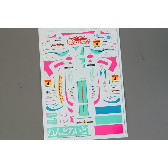 1/24 Mercedes-AMG GT3 Racing 2016 Miku Decals for Tamiya kits 1/24 Mercedes-AMG GT3 Racing 2016 Miku Decals for Tamiya kits