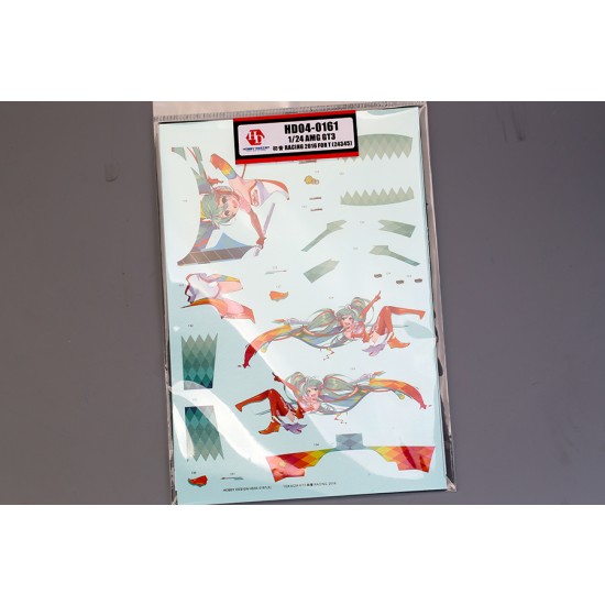 1/24 Mercedes-AMG GT3 Racing 2016 Miku Decals for Tamiya kits 1/24 Mercedes-AMG GT3 Racing 2016 Miku Decals for Tamiya kits