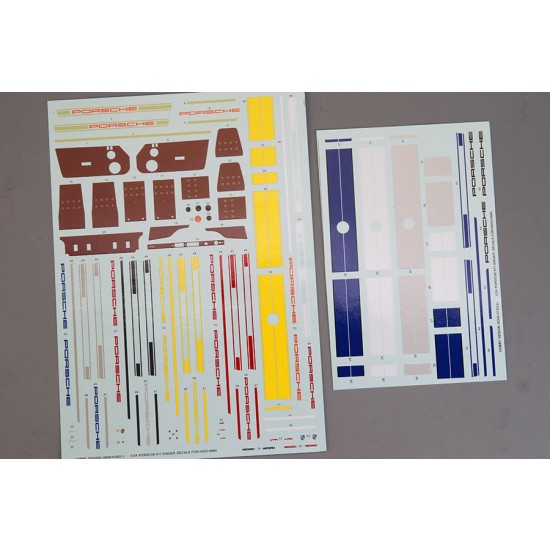 1/24 Porsche 911 Singer Decals for HD03-0660 1/24 Porsche 911 Singer Decals for HD03-0660