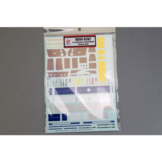 1/24 Porsche 911 Singer Decals for HD03-0660 1/24 Porsche 911 Singer Decals for HD03-0660