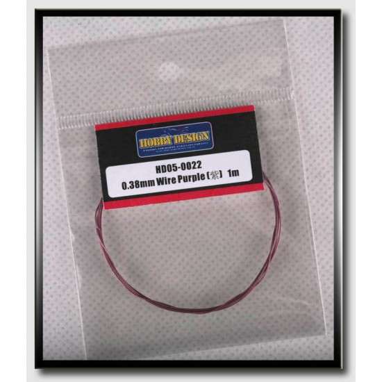 Wire - Purple (Diameter: 0.38mm, Length: 1 meter) Wire - Purple (Diameter: 0.38mm, Length: 1 meter)