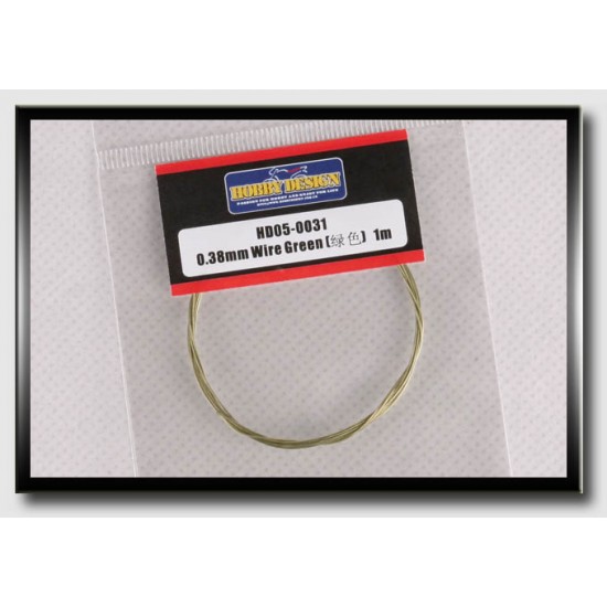 Wire - Green (Diameter: 0.38mm, Length: 1 meter) Wire - Green (Diameter: 0.38mm, Length: 1 meter)