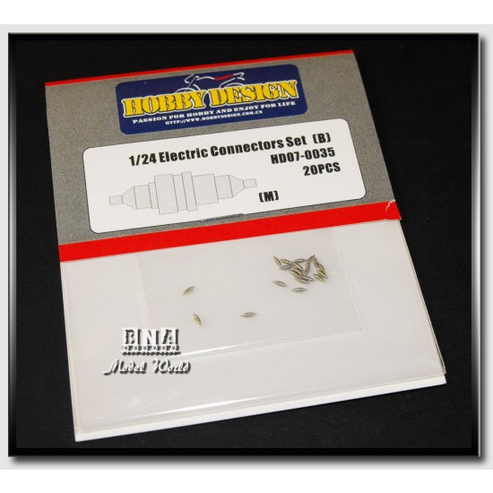 1/24 Electric Connectors Set (B) -20pcs 1/24 Electric Connectors Set (B) -20pcs