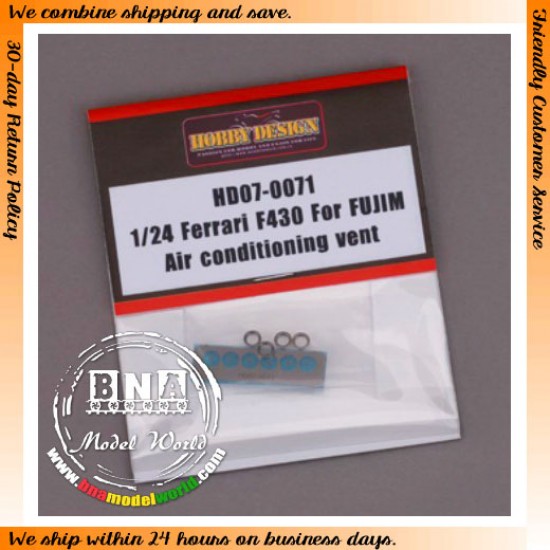 1/24 Ferrari F430 Air Conditioning Vent for Fujimi kit 1/24 Ferrari F430 Air Conditioning Vent for Fujimi kit