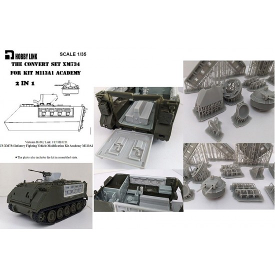 1/35 XM734 Conversion Set for Academy M113A1 kit 1/35 XM734 Conversion Set for Academy M113A1 kit