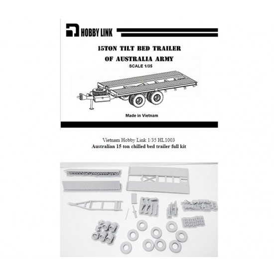 1/35 Australian Army 15 ton Tilt Bed Trailer Full Resin kit 1/35 Australian Army 15 ton Tilt Bed Trailer Full Resin kit