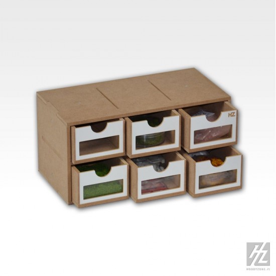 Drawers Module - 6 Drawers (Dimensions: 30cm x 15cm x 15 cm) Drawers Module - 6 Drawers (Dimensions: 30cm x 15cm x 15 cm)