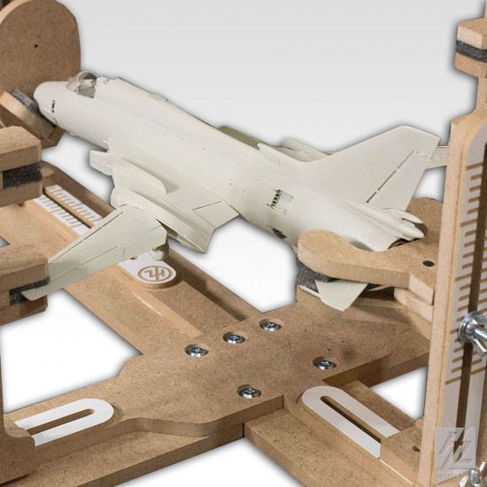 Aircraft Assembly Jig (Dimensions: 54.6cm x 62.2cm x 19.7cm) Aircraft Assembly Jig (Dimensions: 54.6cm x 62.2cm x 19.7cm)