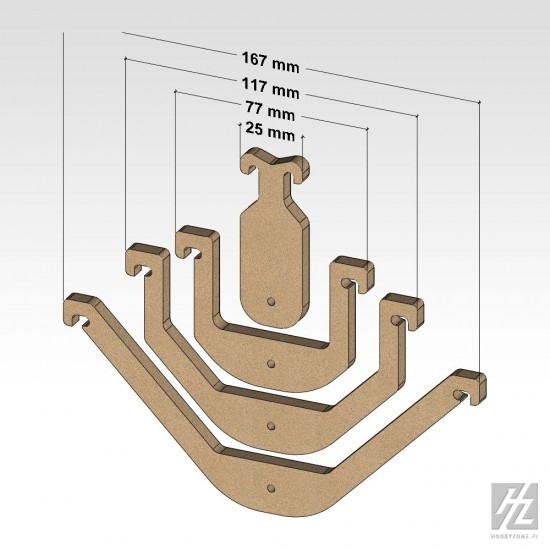 Model Assembly Jig [30cm x 15cm x 10cm (11.8 x 5.9 x 3.9 )]