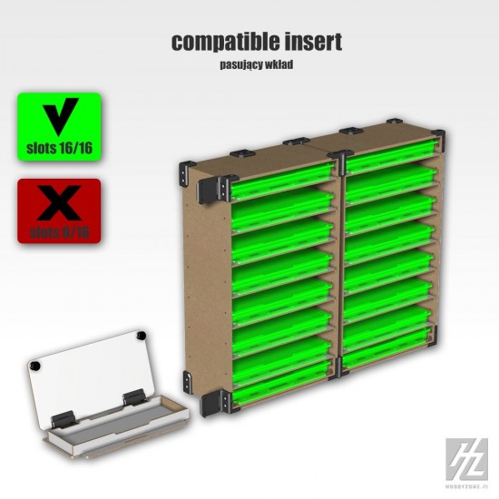Multifunctional Insert for Portable Hobby Station (storage spot: 20.4 cm x 6.4 cm) Multifunctional Insert for Portable Hobby Station (storage spot: 20.4 cm x 6.4 cm)