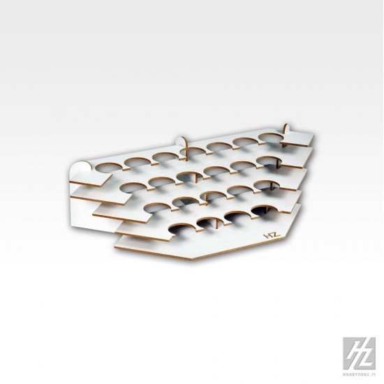 Corner Paint Stand (Diameter: 36mm, Dimensions: 28cm x 28cm x 9.5cm) Corner Paint Stand (Diameter: 36mm, Dimensions: 28cm x 28cm x 9.5cm)