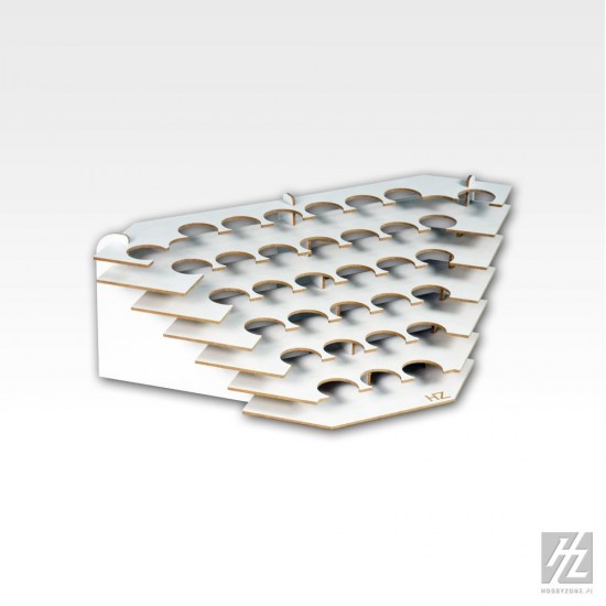 Corner Large Paint Stand (Diameter: 36mm, Dimensions: 32cm x 32cm x 14cm) Corner Large Paint Stand (Diameter: 36mm, Dimensions: 32cm x 32cm x 14cm)