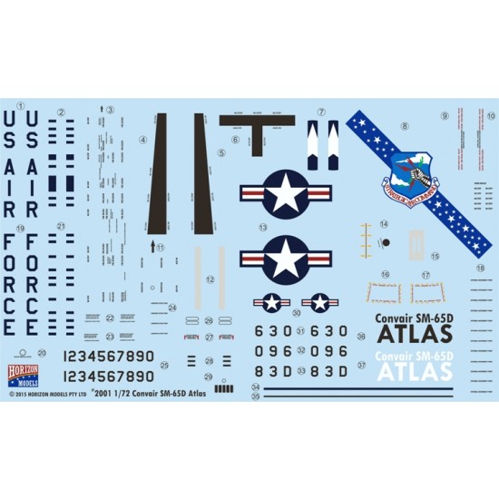 1/72 Spacecraft Series - Convair SM-65D Atlas 1/72 Spacecraft Series - Convair SM-65D Atlas