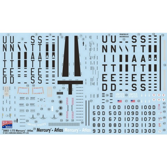 1/72 Spacecraft Series - Mercury-Atlas 1/72 Spacecraft Series - Mercury-Atlas