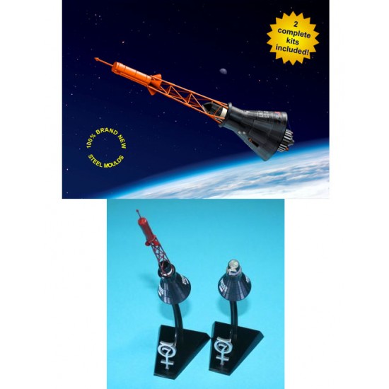 1/72 Spacecraft Series - Mercury Spacecraft (2 kits) 1/72 Spacecraft Series - Mercury Spacecraft (2 kits)