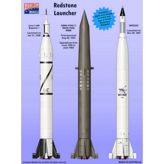1/72 Spacecraft Series - Redstone Launcher 1/72 Spacecraft Series - Redstone Launcher