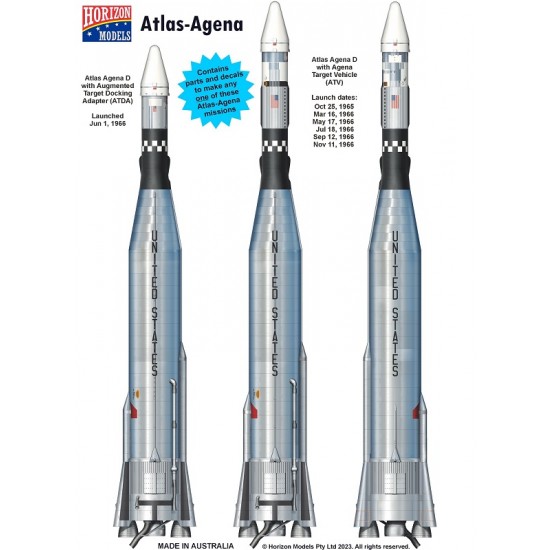 1/72 Atlas-Agena SLV-3D with ATV 1/72 Atlas-Agena SLV-3D with ATV