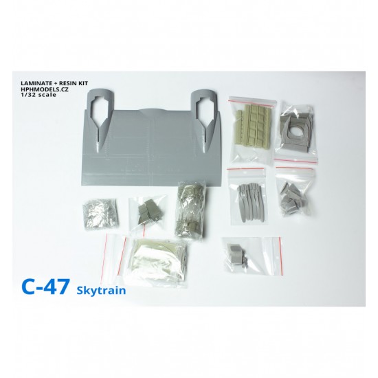 1/32 Douglas C-47 Skytrain (Laminate + Resin Kit) 1/32 Douglas C-47 Skytrain (Laminate + Resin Kit)